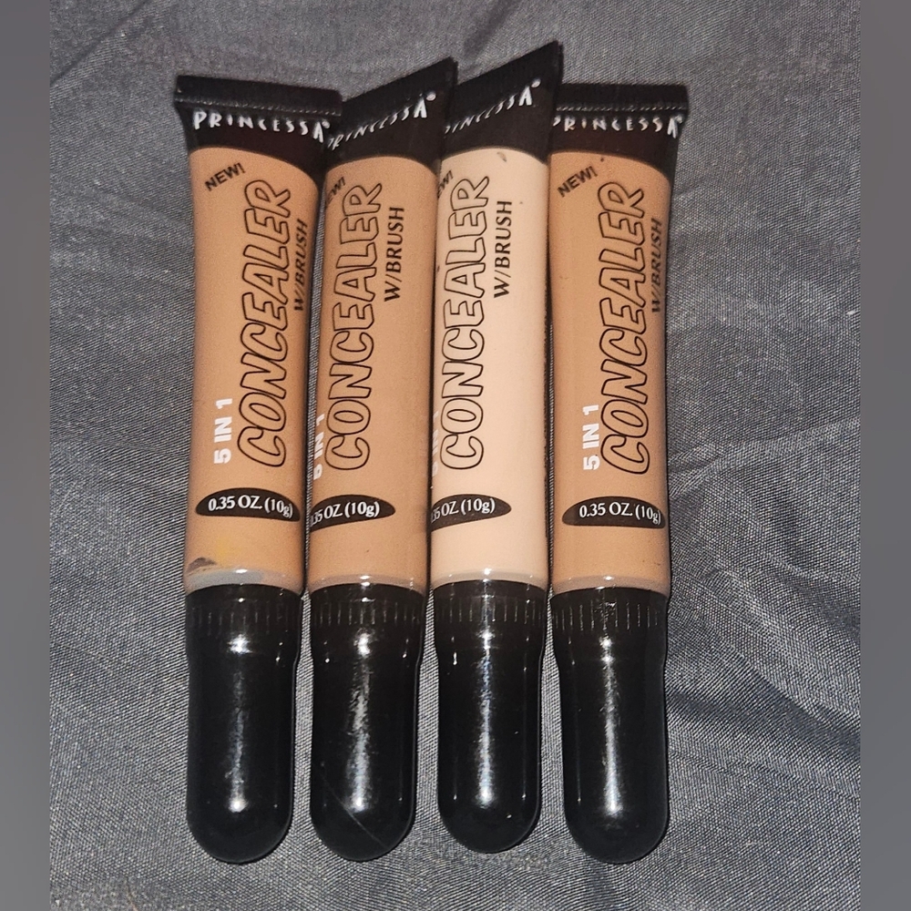 Princessa 5-in-1 Concealer with Brush In Assorted Shades Bundle BNIB